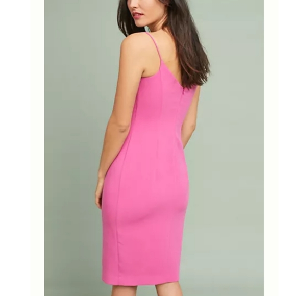 French Rose column dress - Picture 3 of 3